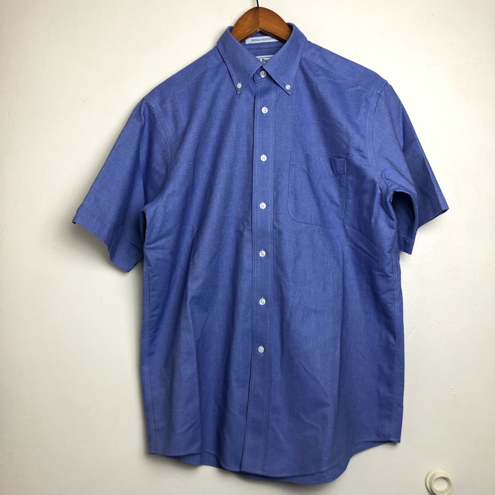 Men’s L.L Bean Wrinkle Resistant Button Up Shirt